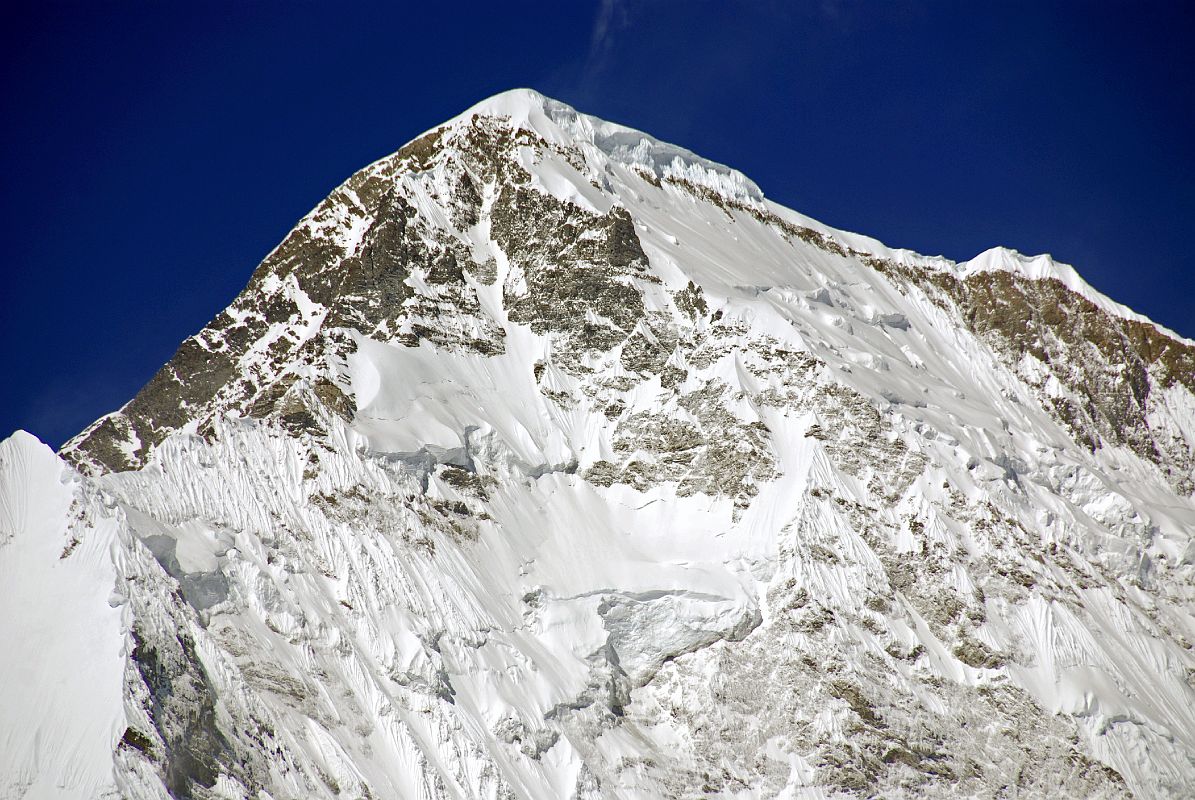Gokyo 3 6 Cho Oyu Summit Area Close Early Afternoon From Near Gokyo